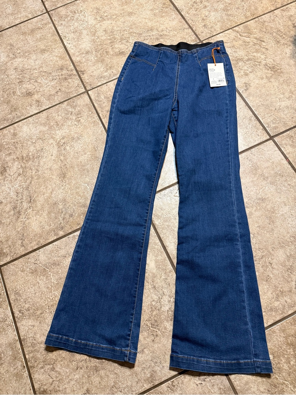Knox Rose Dark Blue Flare Jeans
